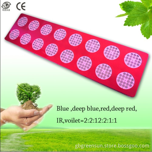 2013 Newest Znet16 600W Hydroponic Systems LED Grow Light, 3-Year Warranty